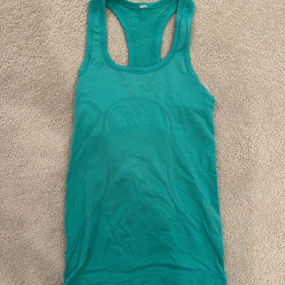 Lululemon Athletica Turquoise Racerback Tank